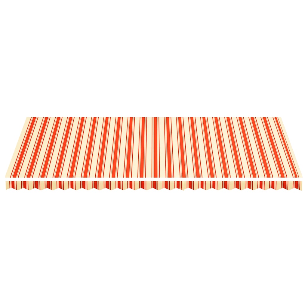 Tessuto di Ricambio per Tenda da Sole Giallo e Arancione 600x300 cm Poliestere
