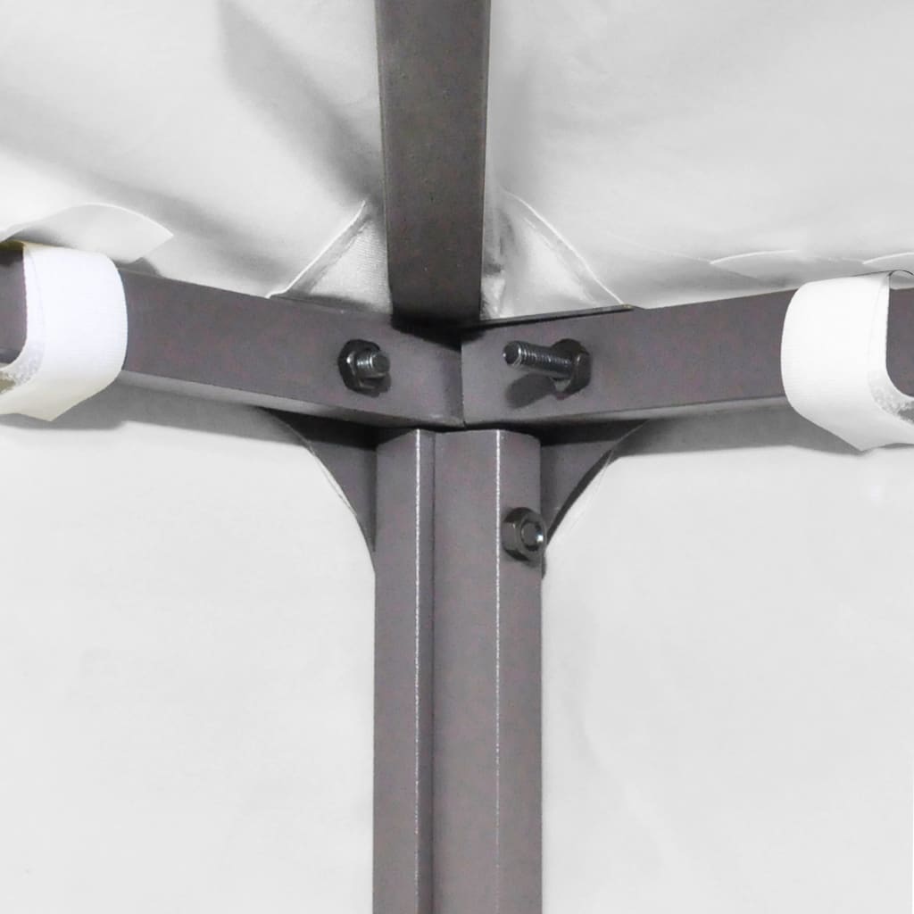 Copertura Superiore per Gazebo a 2 Strati 310 g/m² 3x3 m Bianca