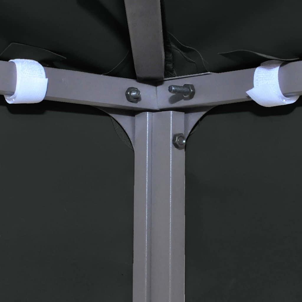 Copertura Superiore per Gazebo a 2 Strati 310 g/m² 4x3 m Nera