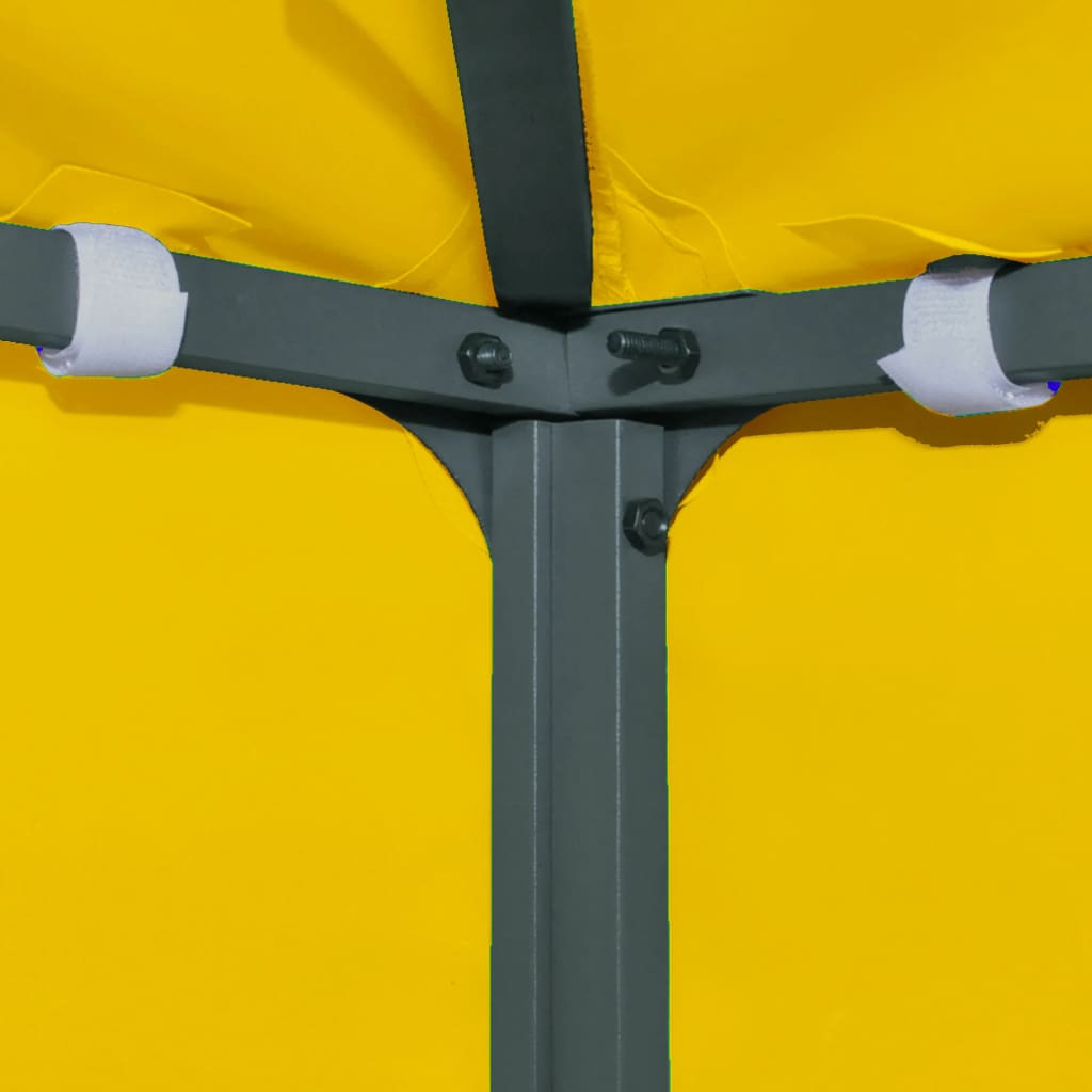 Copertura Superiore per Gazebo a 2 Strati 310 g/m² 4x3 m Gialla
