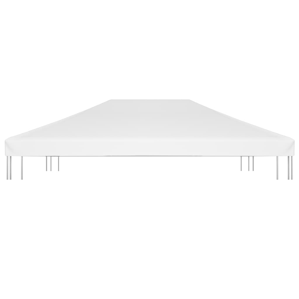 Copertura Superiore per Gazebo 270 g/m² 4x3 m Bianca