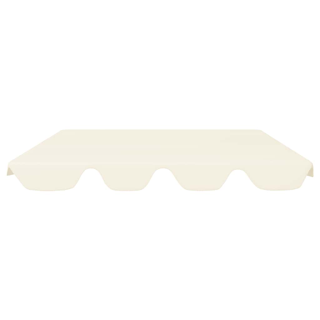 Baldacchino per Dondolo Giardino Crema 188/168x145/110 cm