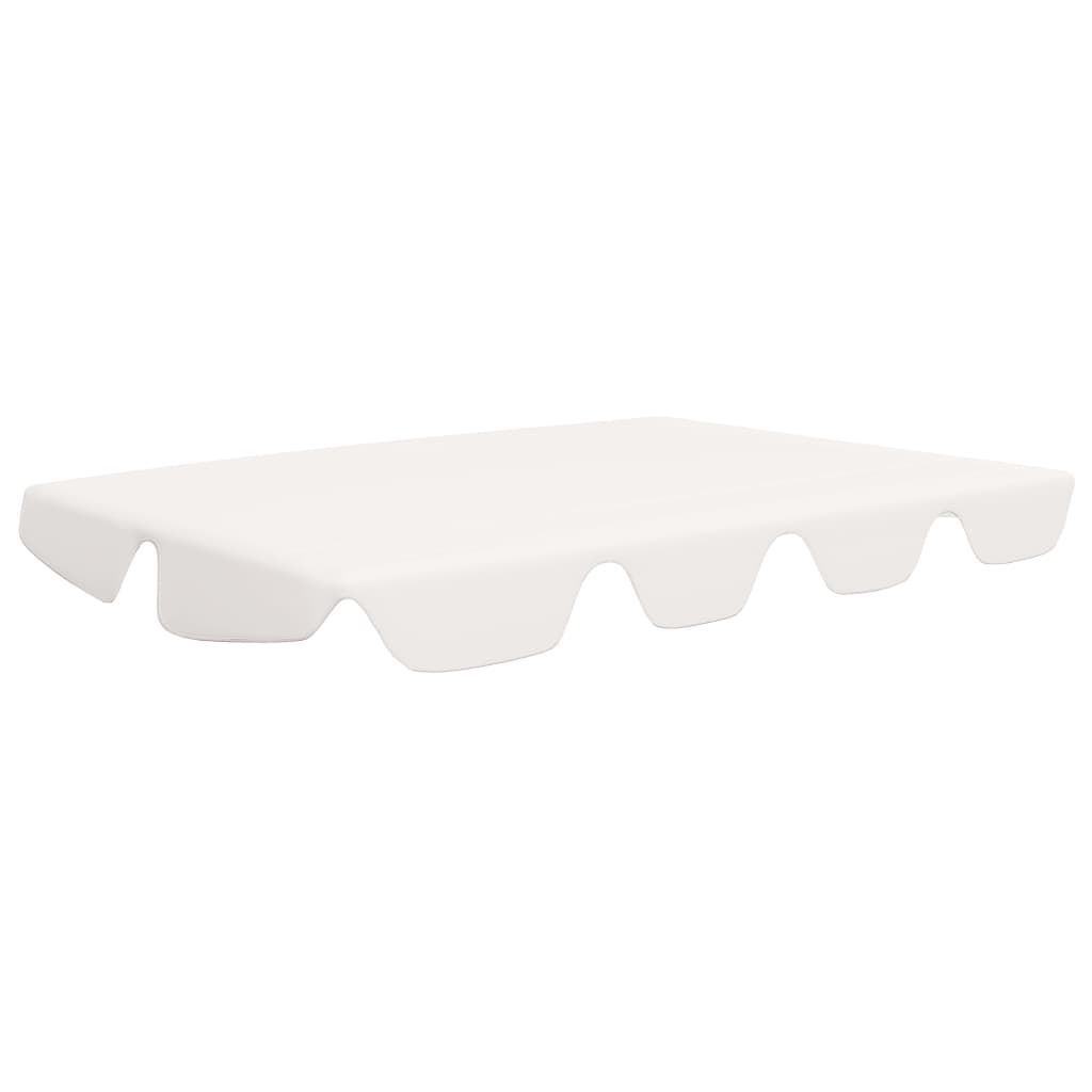 Baldacchino per Dondolo Giardino Bianco 188/168x145/110 cm