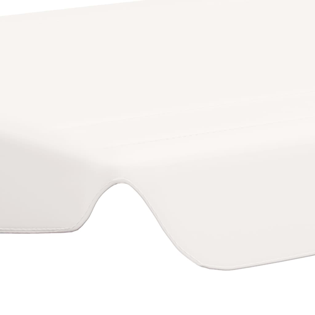 Baldacchino per Dondolo Giardino Bianco 188/168x145/110 cm