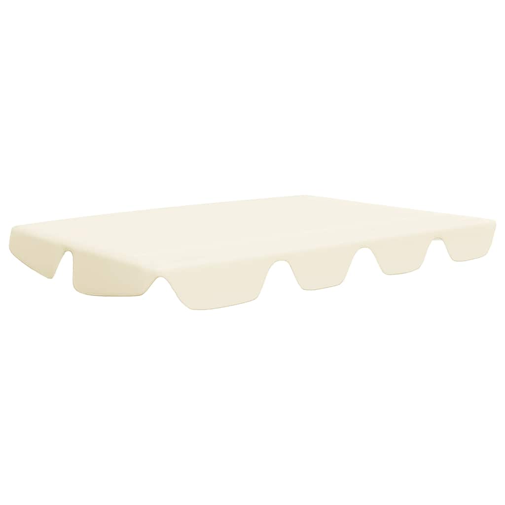 Baldacchino per Dondolo Giardino Crema 150/130x105/70 cm