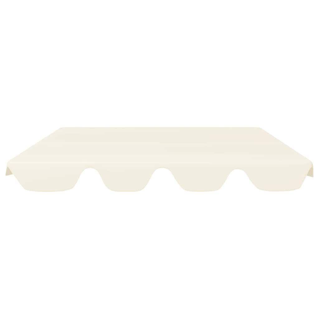 Baldacchino per Dondolo Giardino Crema 150/130x105/70 cm