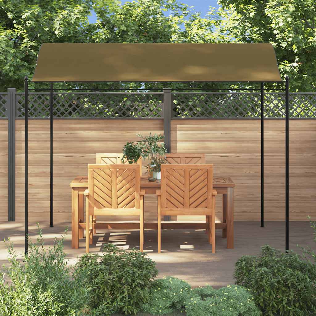 Tendalino Parasole 3x2,4 m Grigio Talpa 180 g/m²