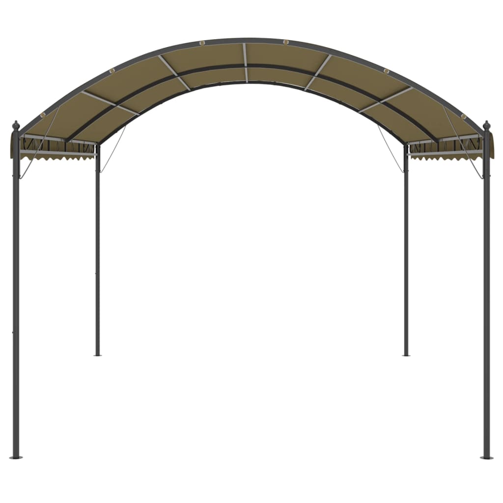 Gazebo 4x3x2,6 m Grigio Talpa 180 g/m²