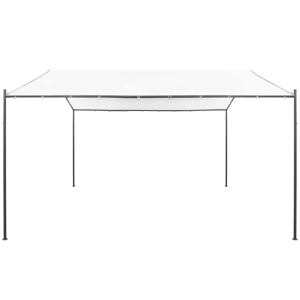 Gazebo da Giardino 400x400x260 cm Bianco 180 g/m²