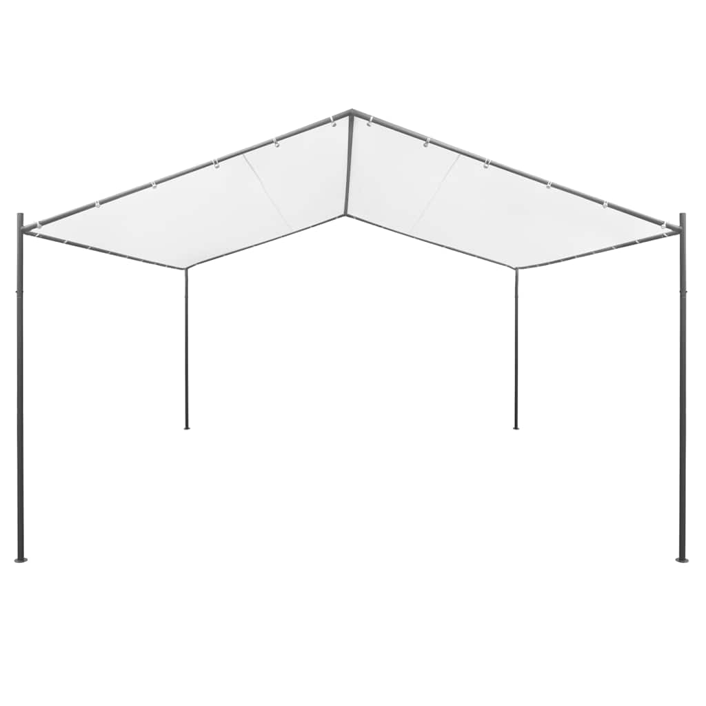 Gazebo da Giardino 400x400x260 cm Bianco 180 g/m²