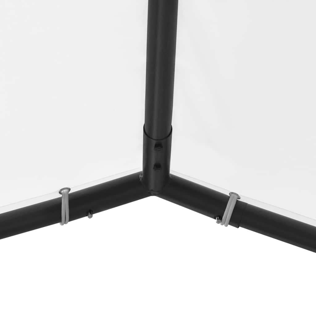 Gazebo da Giardino 400x400x260 cm Bianco 180 g/m²