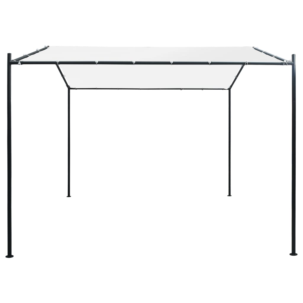 Gazebo da Giardino 3x3x2,6 m Bianco 180 g/m²