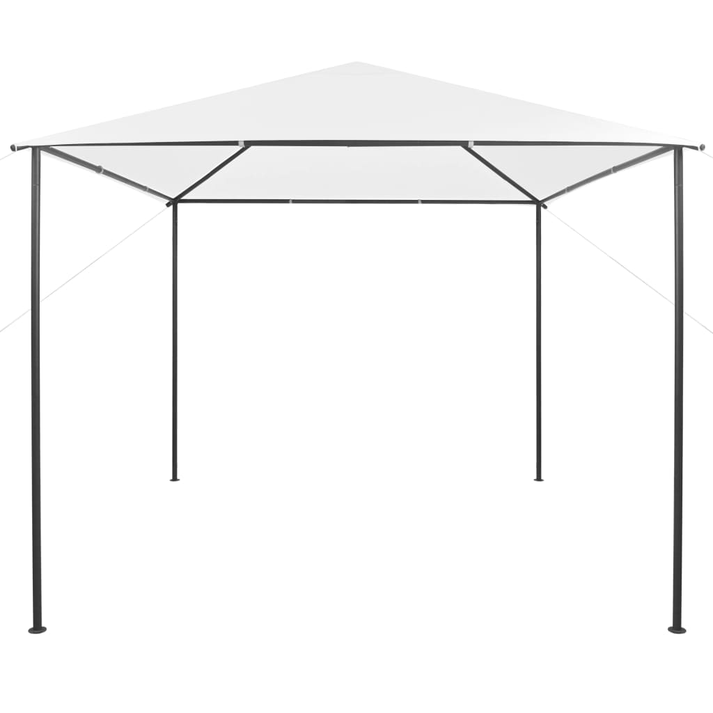 Gazebo da Giardino 3x3x2,9 m Bianco 180 g/m²