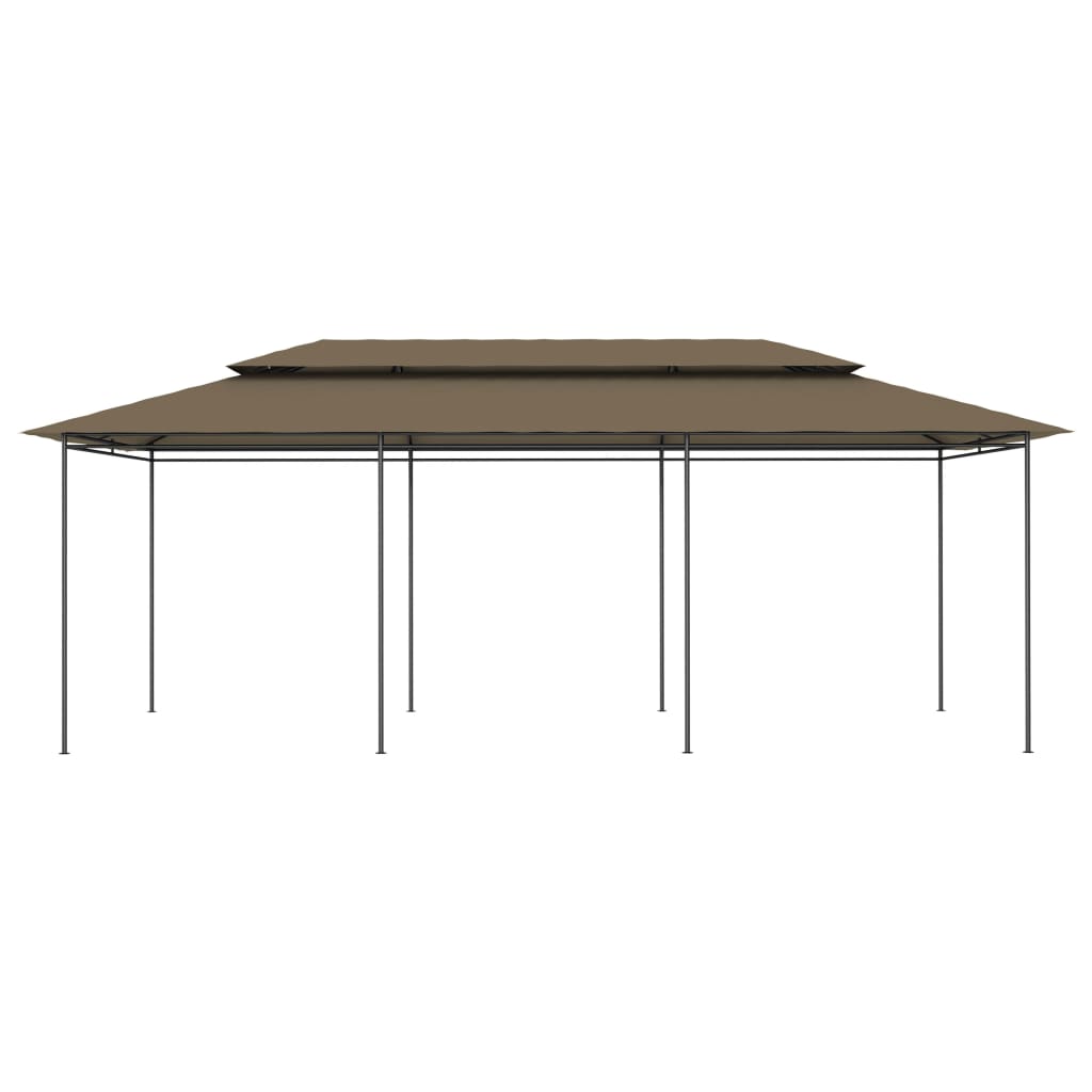 Gazebo 600x298x270 cm Grigio Talpa 180 g/m²