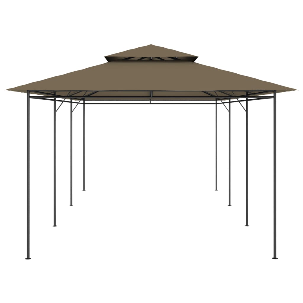 Gazebo 600x298x270 cm Grigio Talpa 180 g/m²