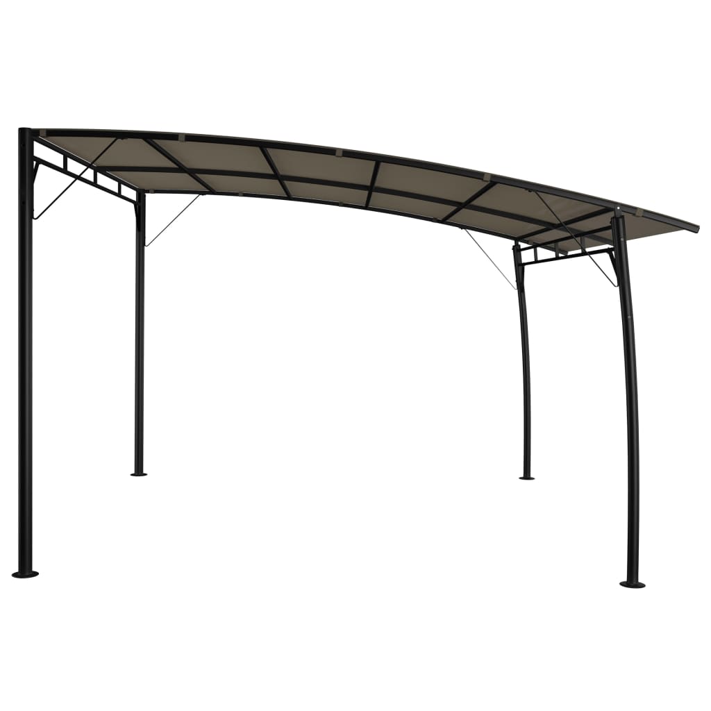 Ombrelloni da sole 3 x 3 x 2,55 m Tortora