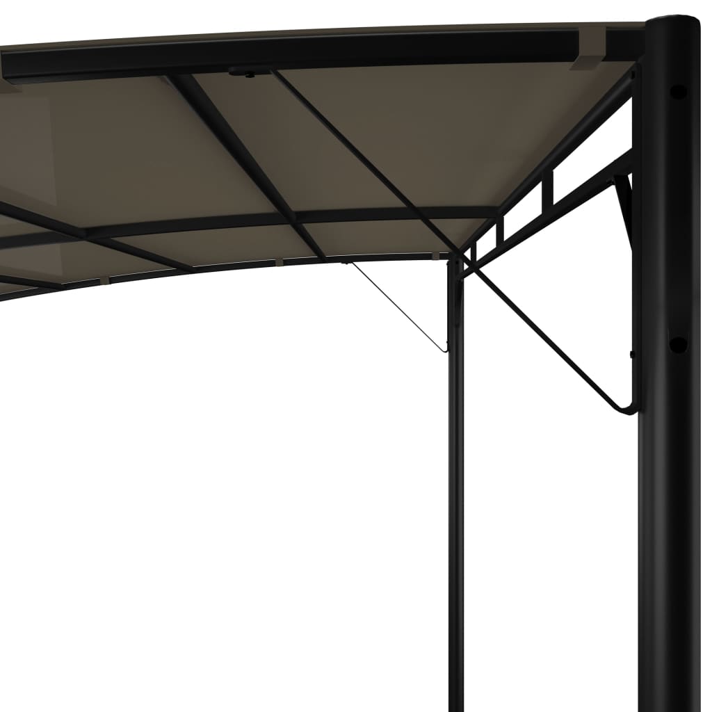 Ombrelloni da sole 3 x 3 x 2,55 m Tortora