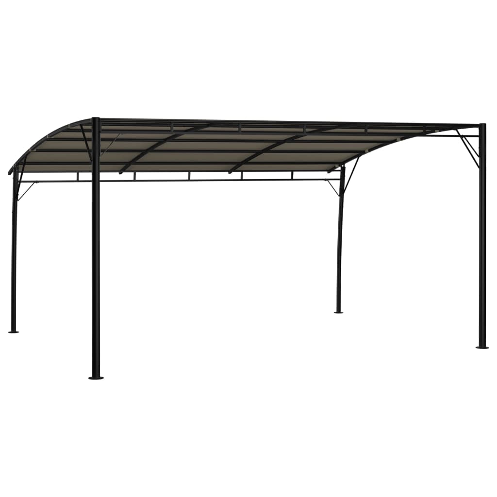 Ombrelloni da sole 4 x 3 x 2,55 m Tortora