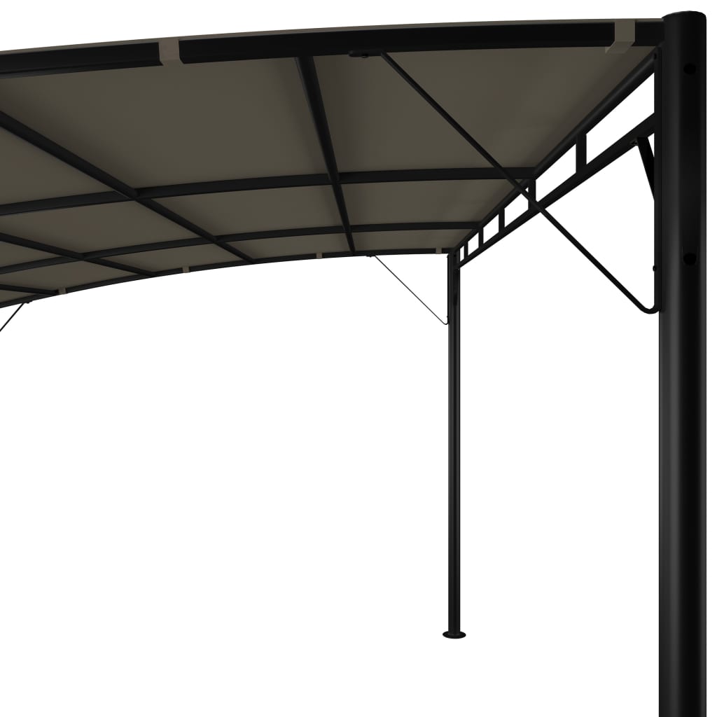 Ombrelloni da sole 4 x 3 x 2,55 m Tortora