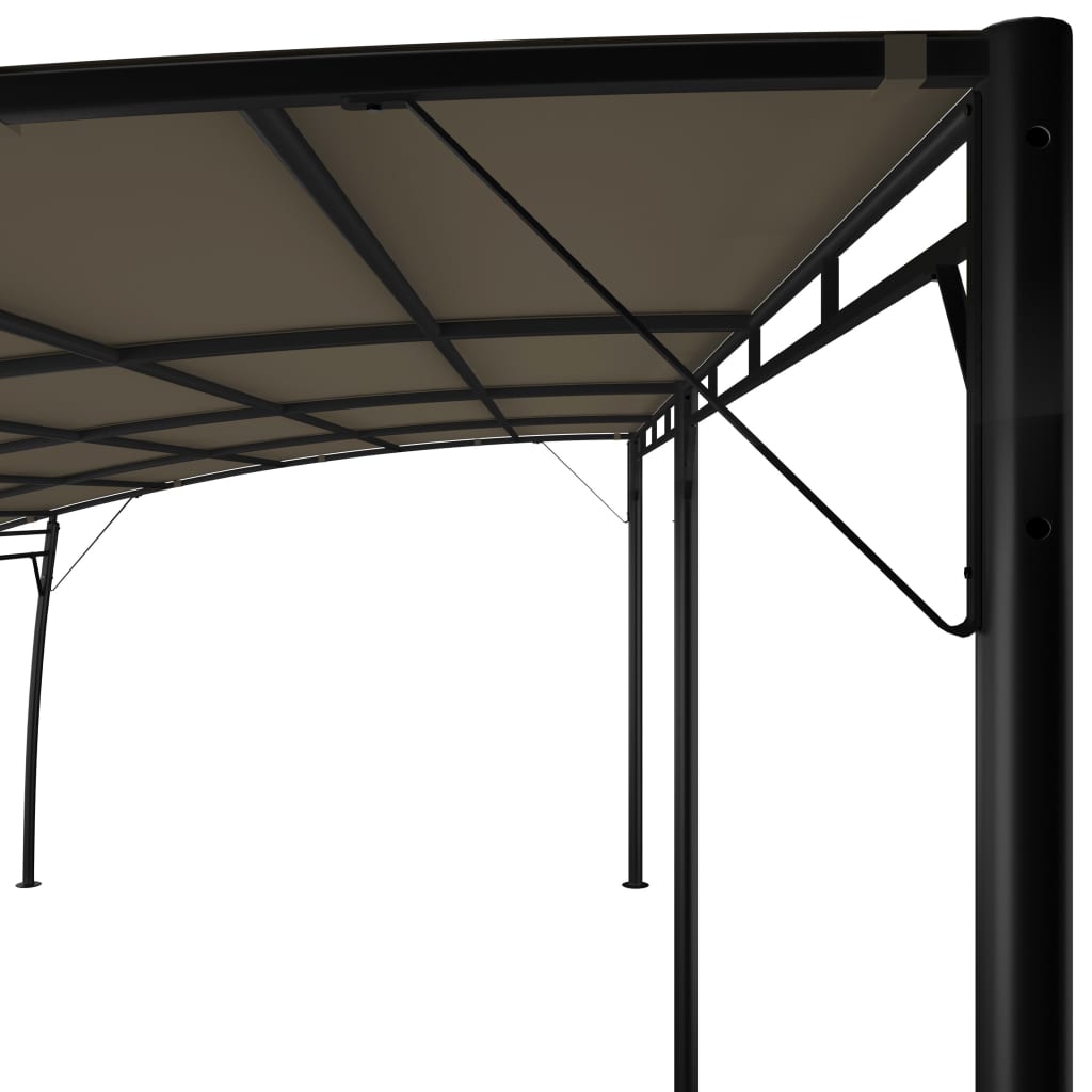 Ombrelloni da sole 6 x 3 x 2,55 m Tortora