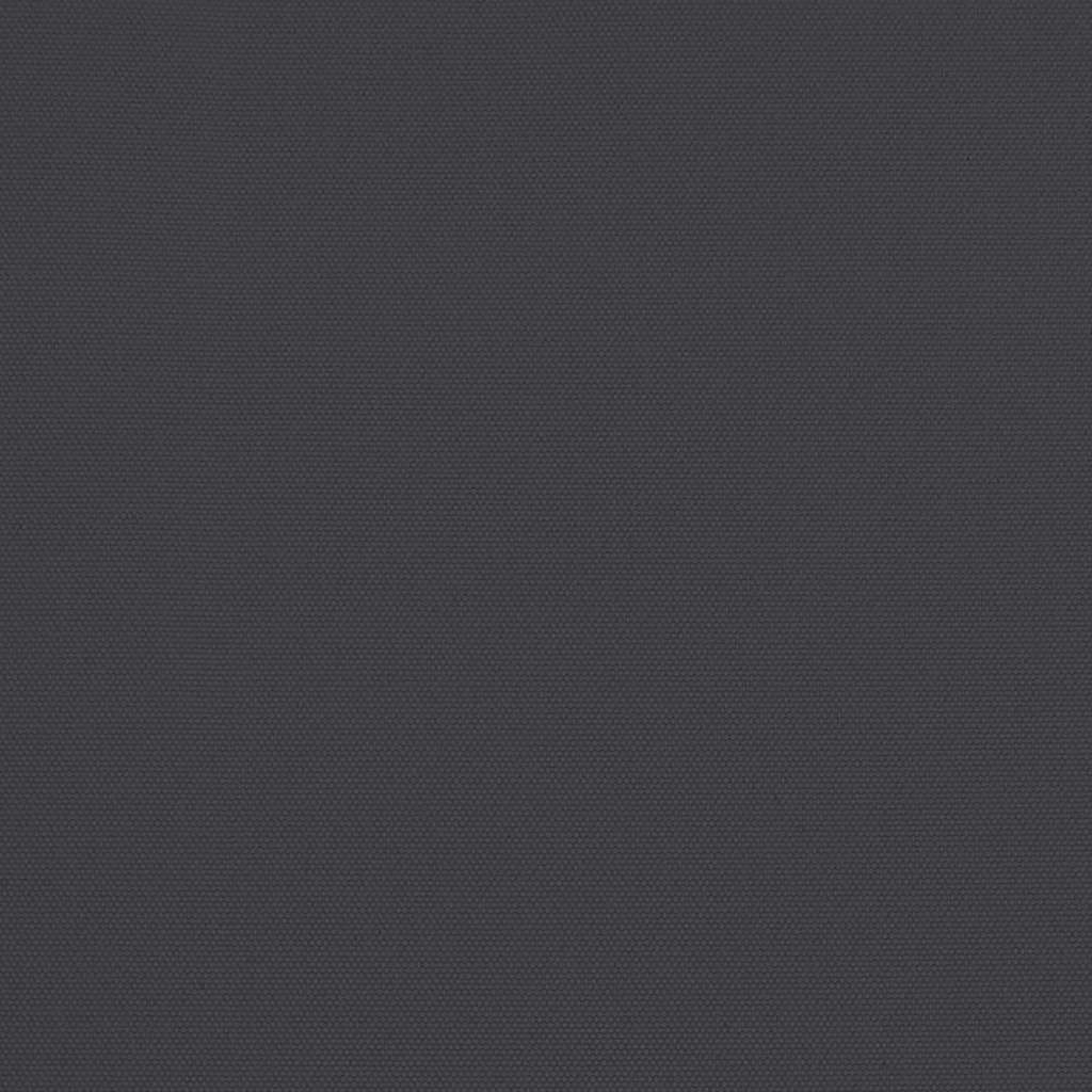 Ombrellone Balcone Palo in Alluminio Nero 270x144x222cm a Metà