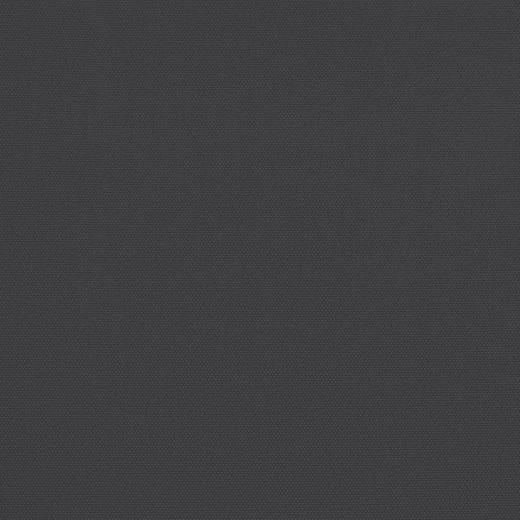 Ombrellone Balcone Palo in Alluminio Nero 300x155x223cm a Metà