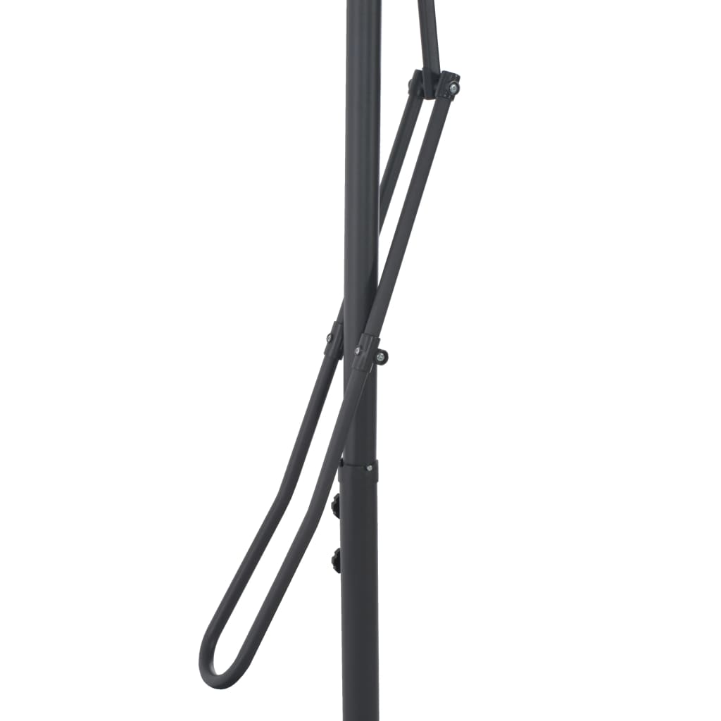 Ombrellone da Giardino con Palo in Acciaio Blu 300x230 cm