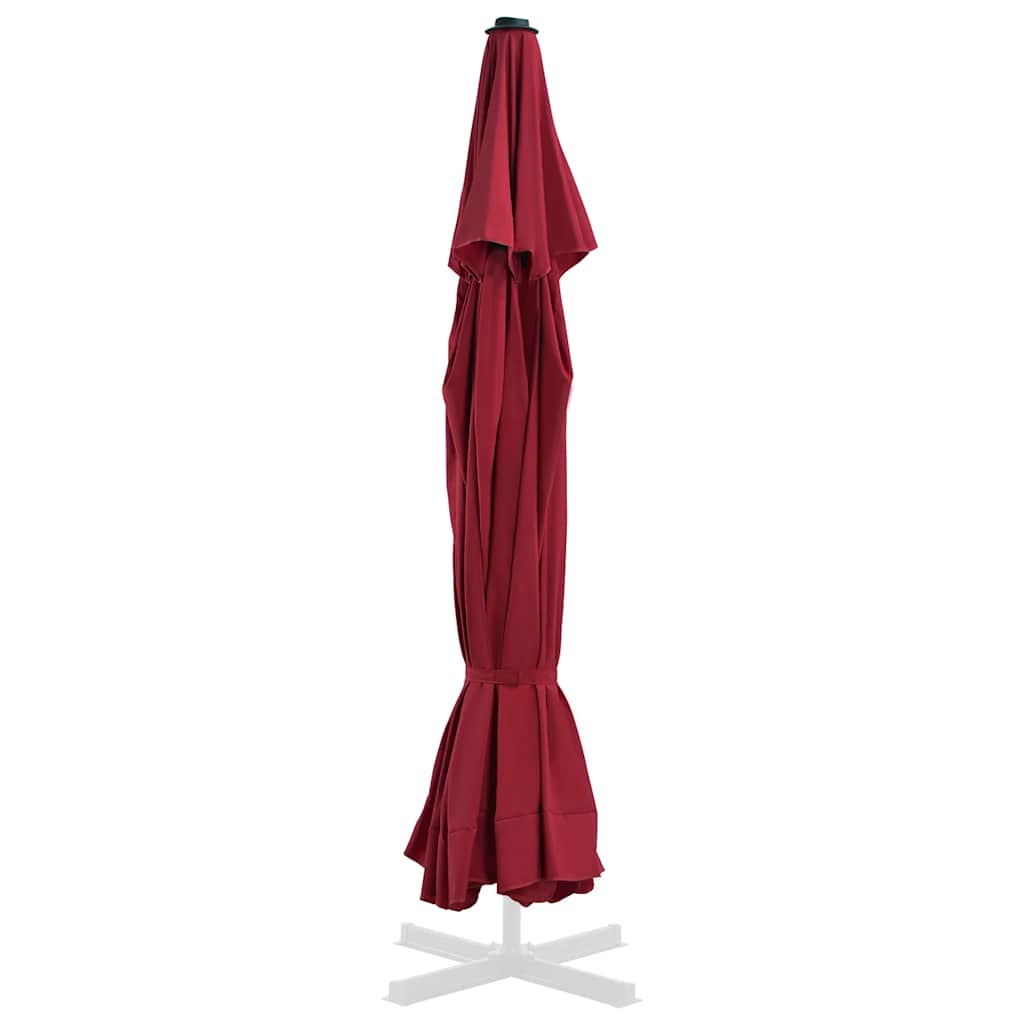 Telo di Ricambio per Tenda da Sole Rosso Bordò 515 cm