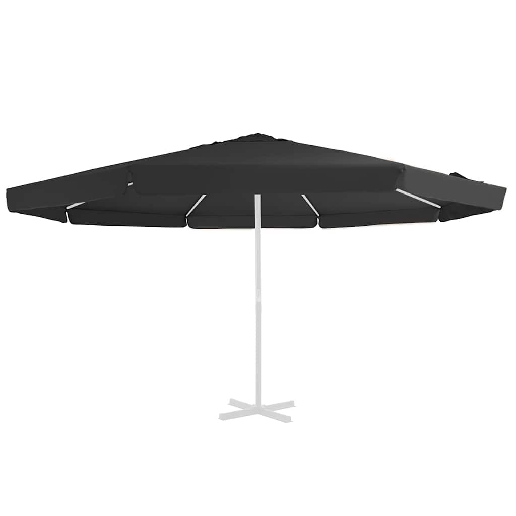 Telo di Ricambio per Tenda da Sole Nero 515 cm