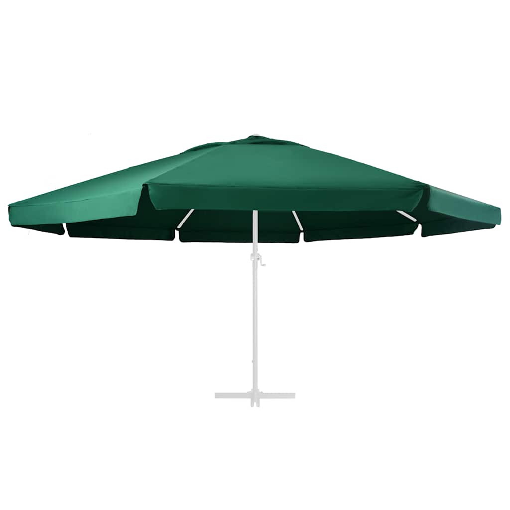 Telo di Ricambio per Ombrellone Verde 610 cm