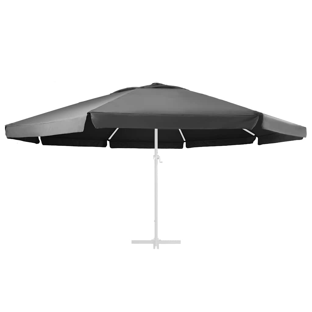 Telo di Ricambio per Ombrellone Antracite 610 cm