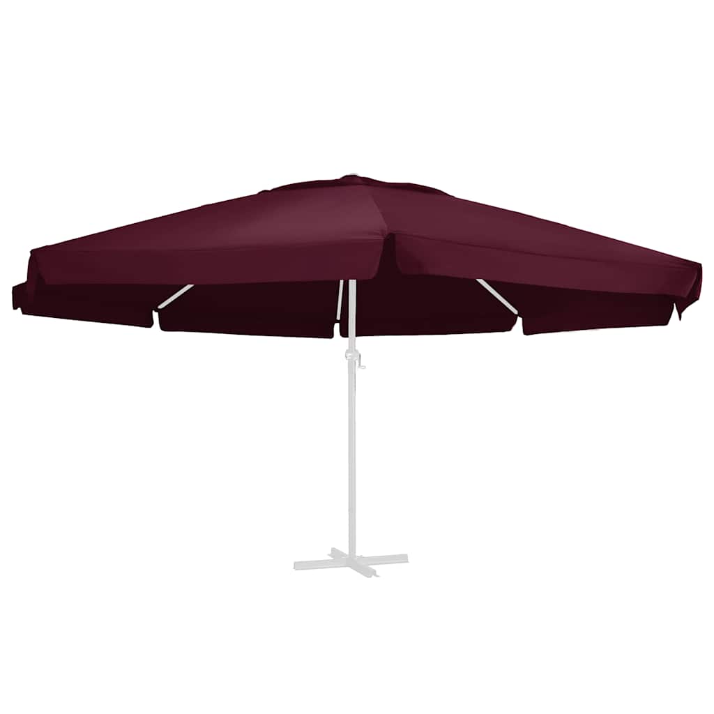 Telo di Ricambio per Ombrellone Rosso Bordò 610 cm