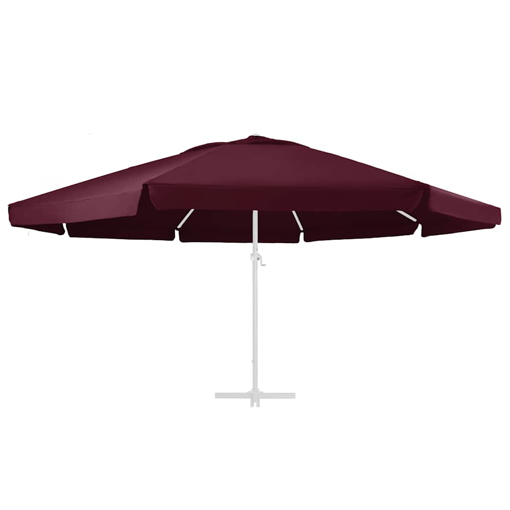 Telo di Ricambio per Ombrellone Rosso Bordò 610 cm