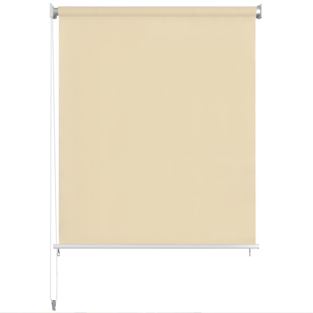 Tenda a Rullo per Esterni color crema 85(L)x230(A) cm HDPE