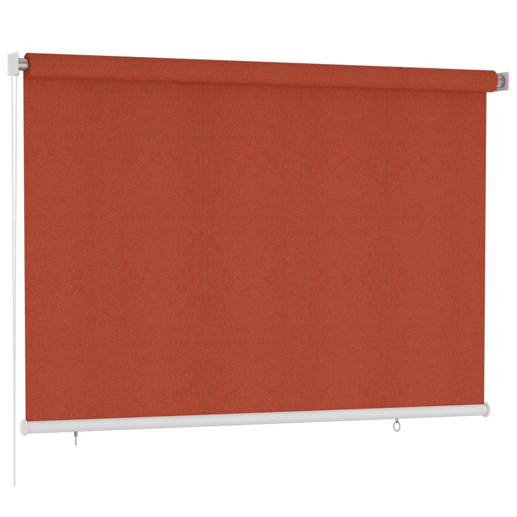 Tenda a Rullo per Esterni 225(L)x140(A) cm Terracotta HDPE