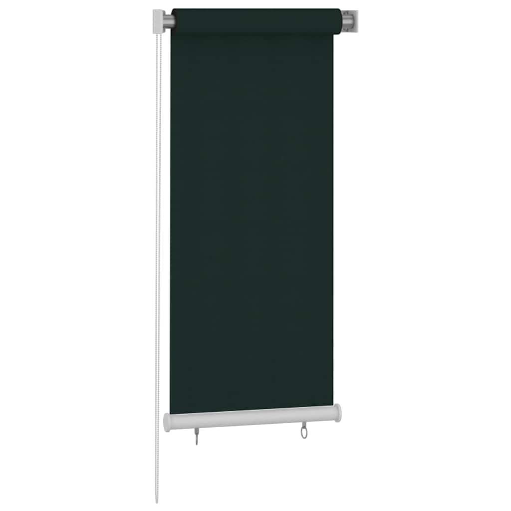 Tenda a Rullo per Esterni 65(L)x140(A) cm Verde scuro HDPE
