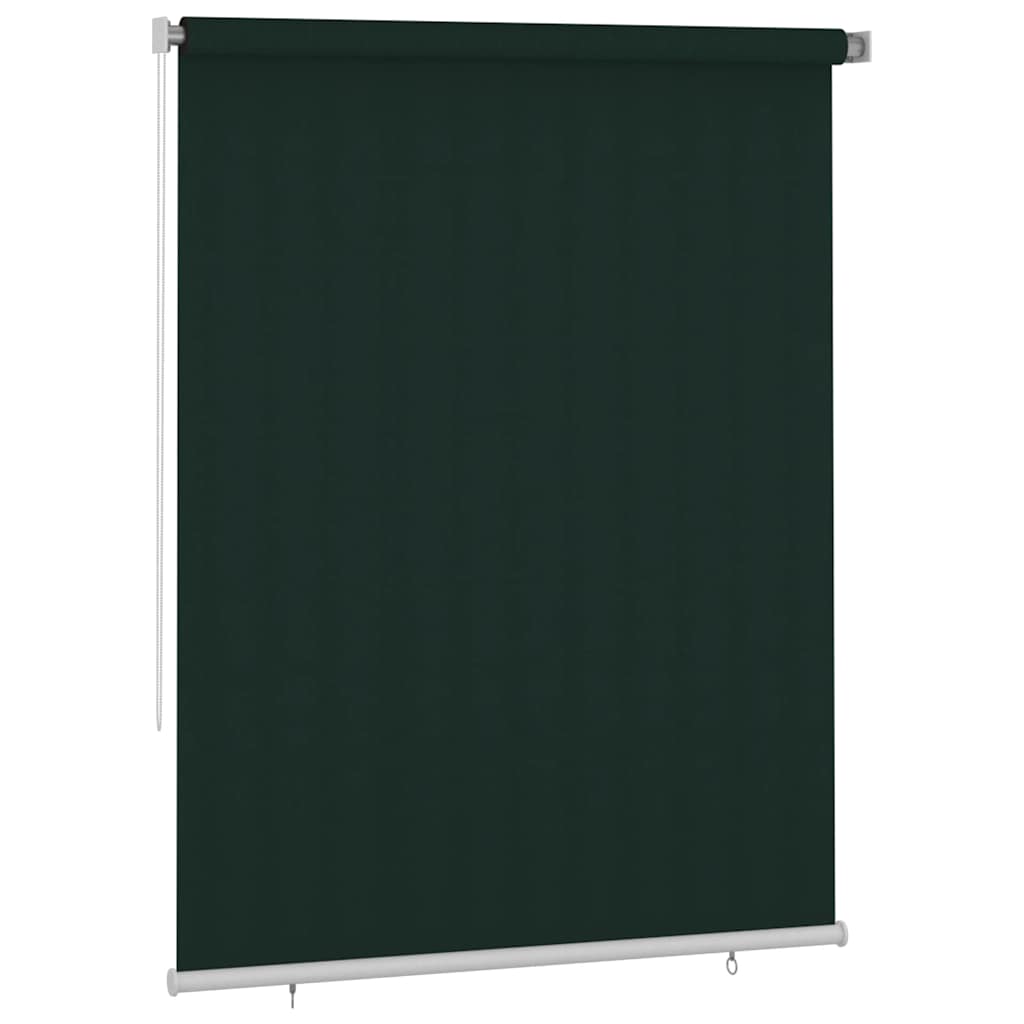 Tenda a Rullo per Esterni 185(L)x230(A) cm Verde scuro HDPE