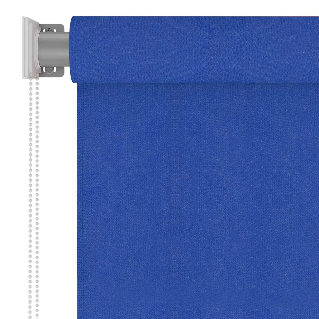 Tenda a Rullo per Esterni 125(L)x140(A) cm Blu HDPE