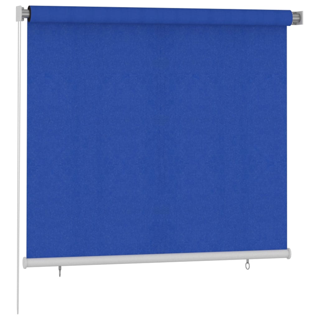 Tenda a Rullo per Esterni 165(L)x140(A) cm Blu HDPE