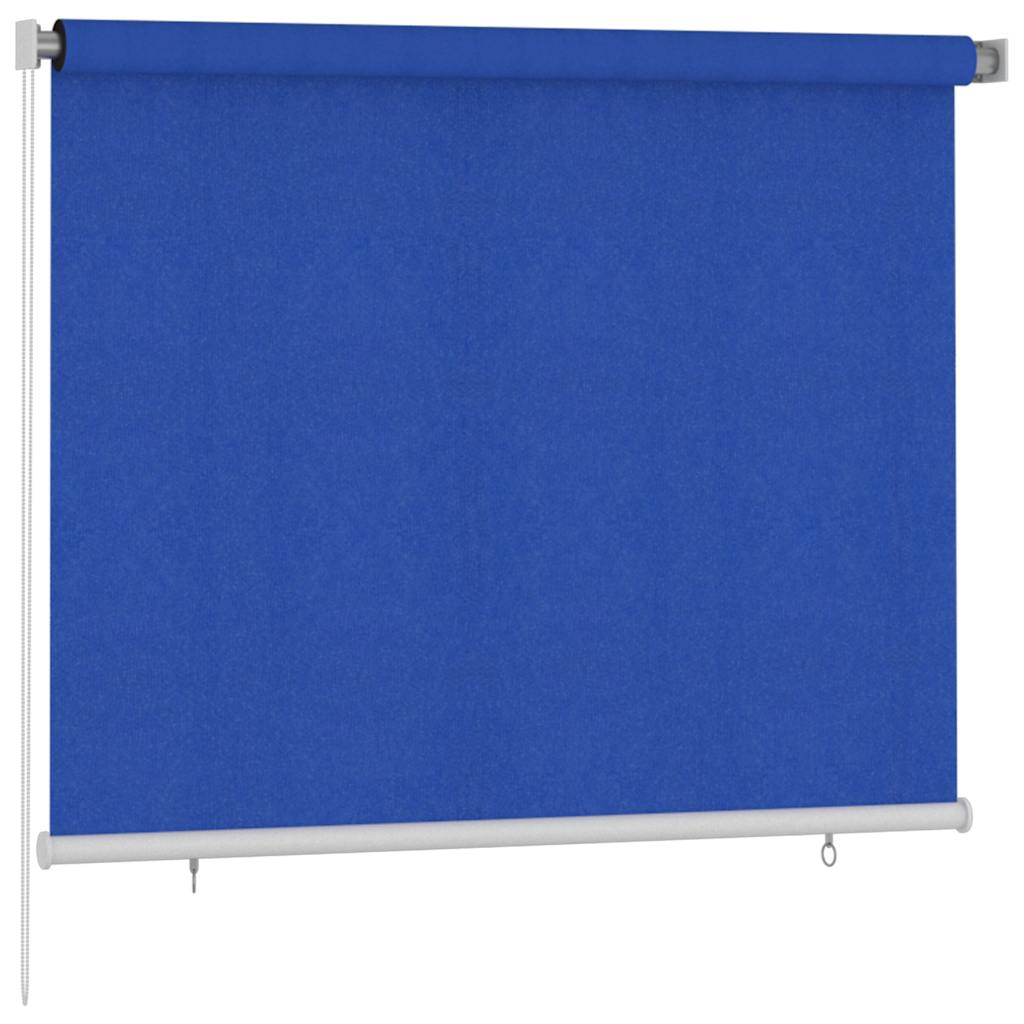Tenda a Rullo per Esterni 185(L)x140(A) cm Blu HDPE