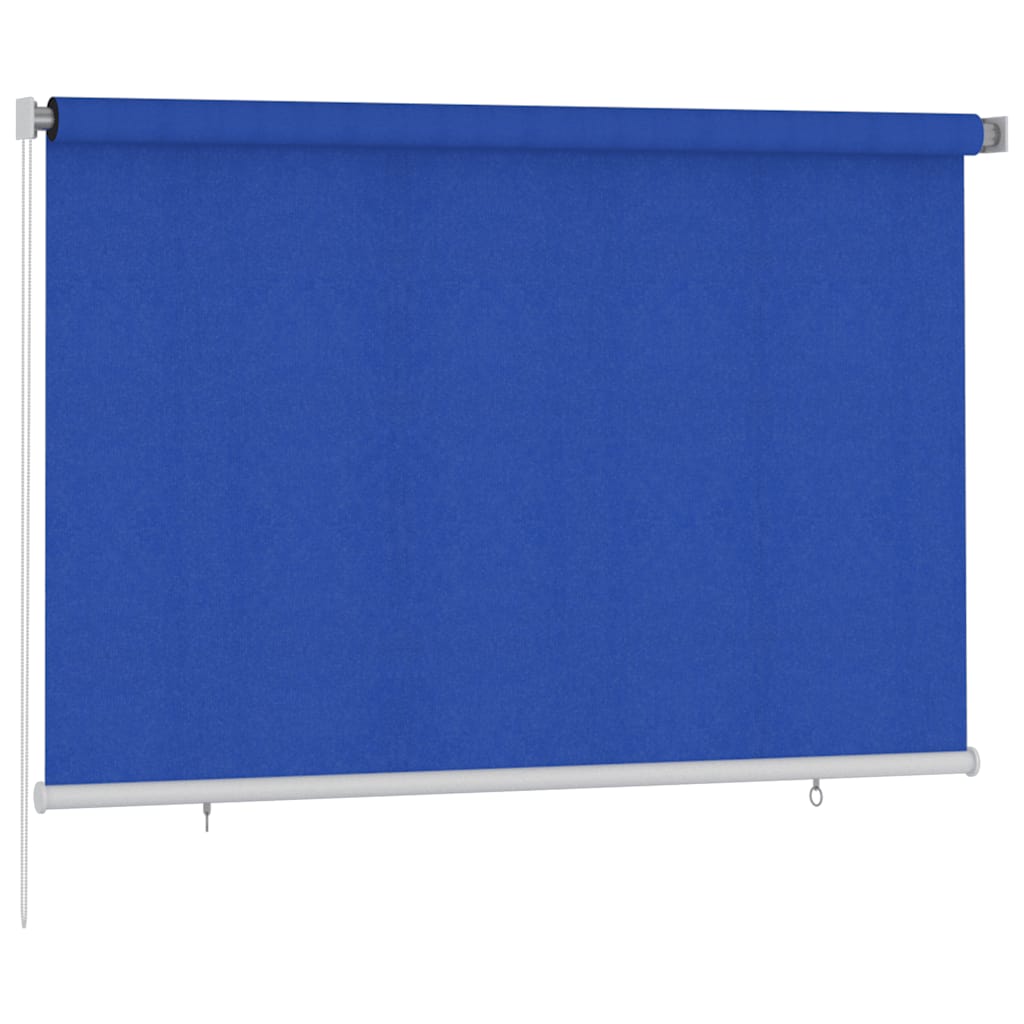 Tenda a Rullo per Esterni 225(L)x140(A) cm Blu HDPE