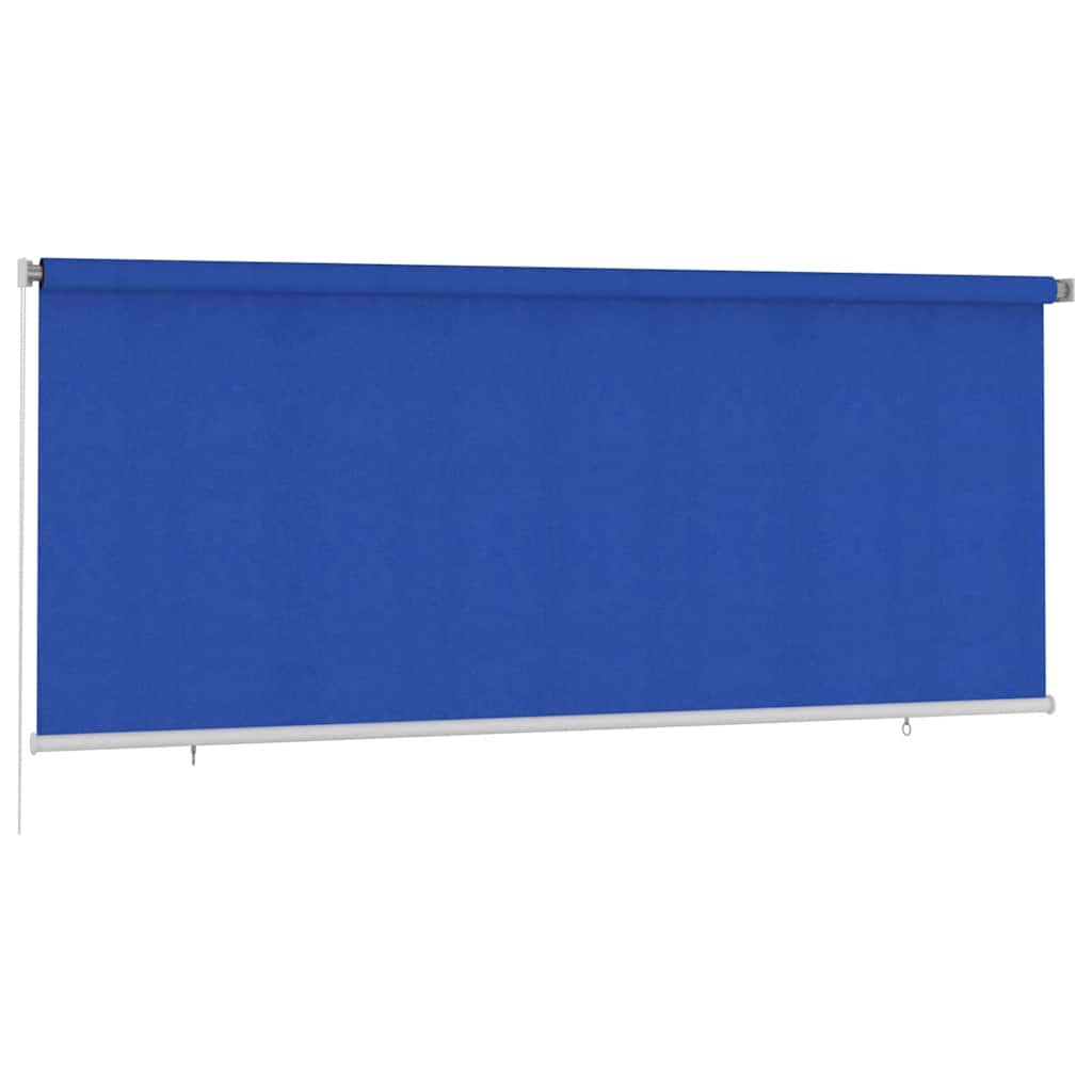 Tenda a Rullo per Esterni 355(L)x140(A) cm Blu HDPE