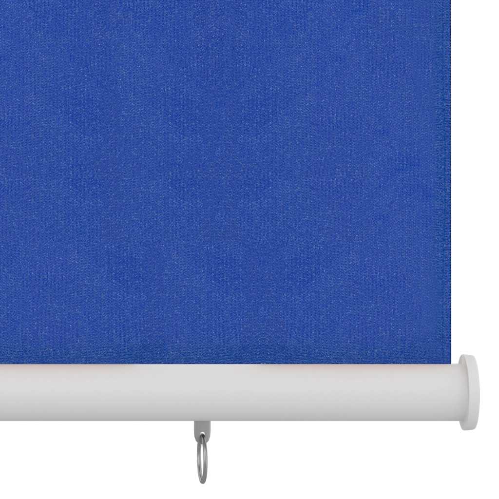 Tenda a Rullo per Esterni 125(L)x230(A) cm Blu HDPE