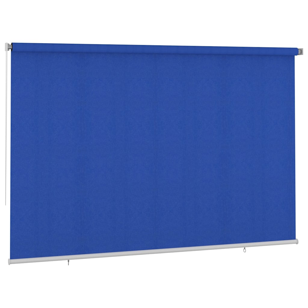Tenda a Rullo per Esterni 355(L)x230(A) cm Blu HDPE