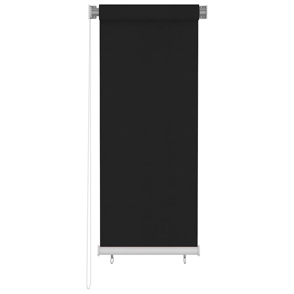 Tenda a Rullo per Esterni 65(L)x140(A) cm Nera