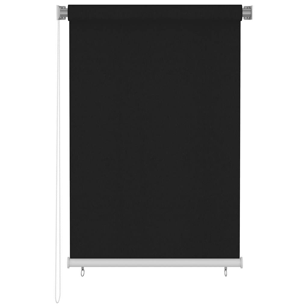 Tenda a Rullo per Esterni 105(L)x140(A) cm nera