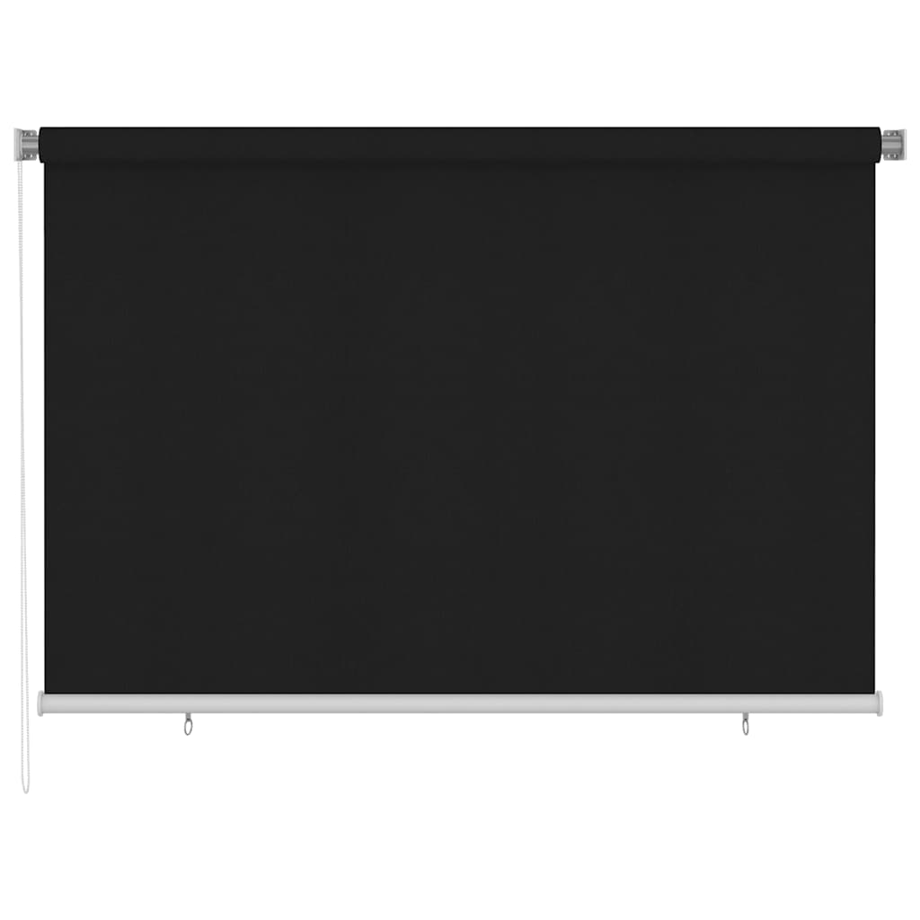 Tenda a Rullo per Esterni 225(L)x140(A) cm nera