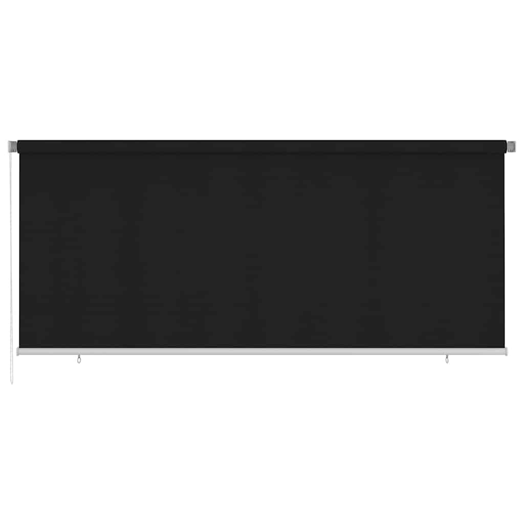 Tenda a Rullo per Esterni 355(L)x140(A) cm nera