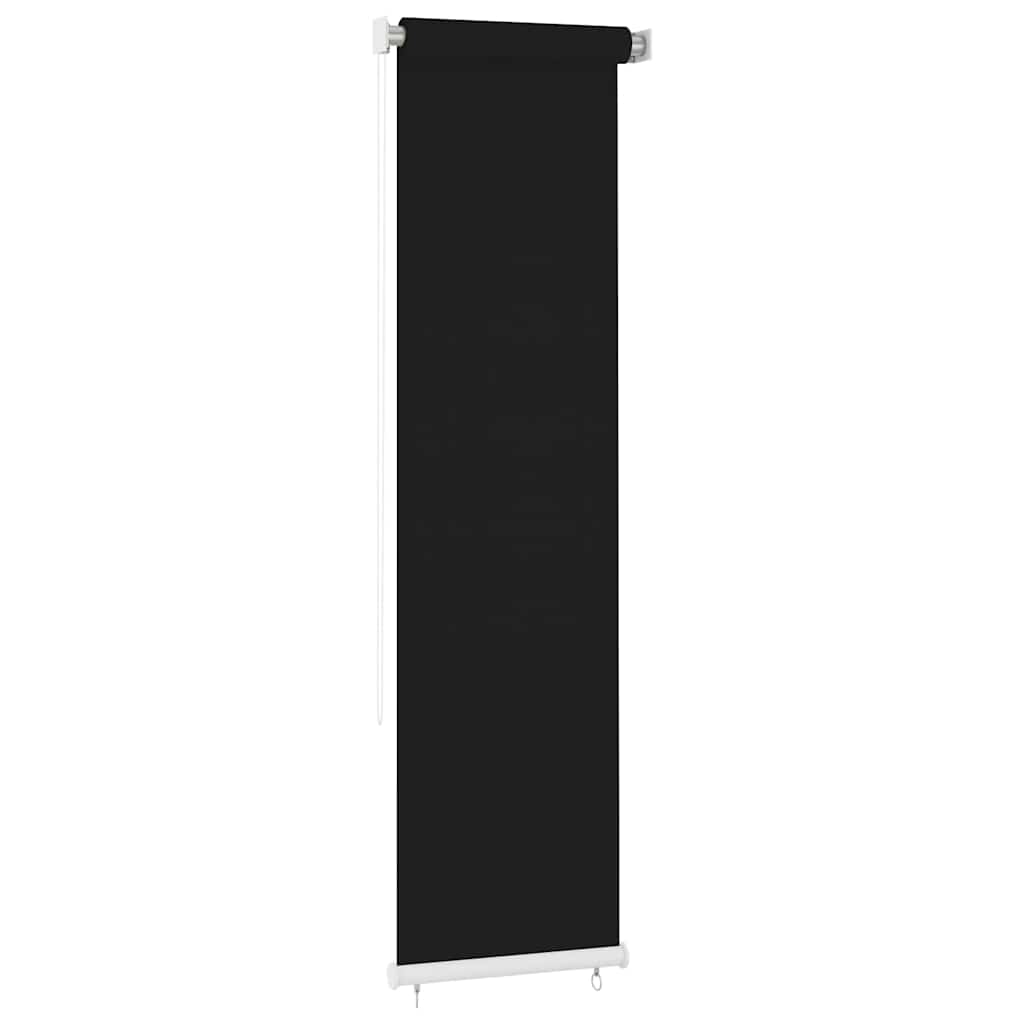 Tenda a Rullo per Esterni 65(L)x230(A) cm in HDPE nero