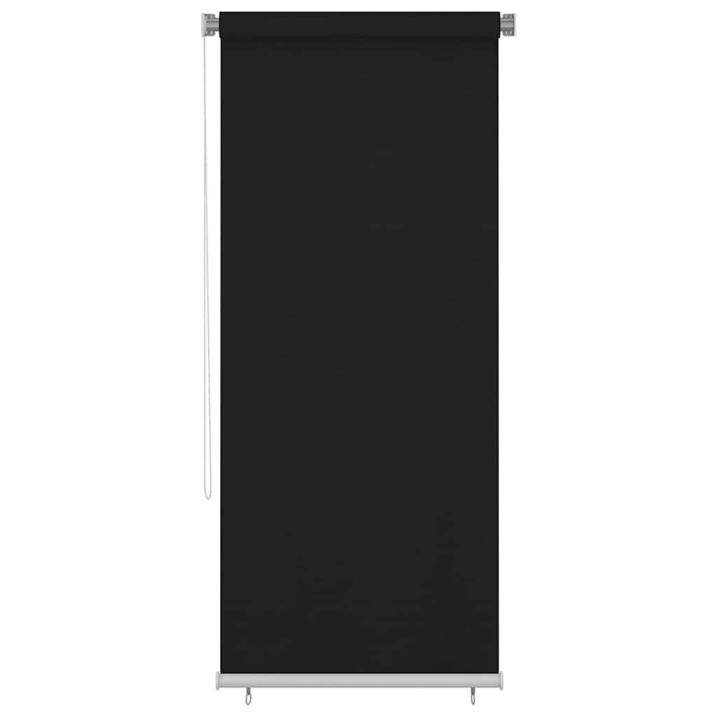 Tenda a Rullo per Esterni 105(L)x230(A) cm nera